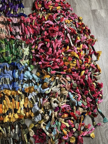 DMC floss lot over 1600 skeins Mixed Colors - Picture 3 of 5