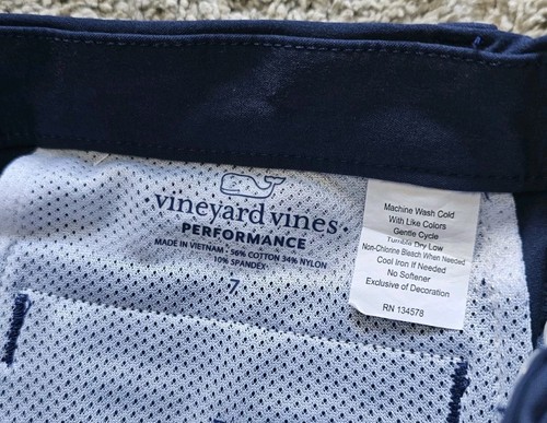 Vineyard Vines Blue Performance Breaker Shorts Boys Size 7 NWT - Picture 5 of 9