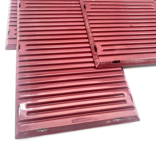 Cestino gettacarte design Ettore Sottsass per Olivetti Synthesis rosso vintage - Imagen 11 de 15