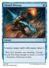 NM U - Mental Misstep (White Border): Mystery Booster 2