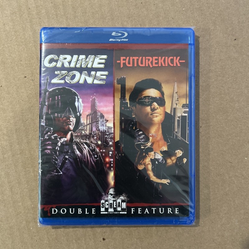 Crime Zone / Future Kick Blu-ray Scream Factory  SEALED Roger Corman Sci-Fi