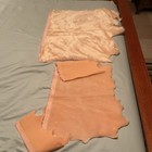 Vintage Pink Mohair Teddy bear Fabric 5/8” Pile, 2 Pieces