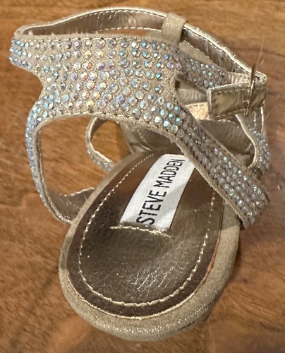 Steve Madden Luulu Champaigne Damen-Stilettoabsatz Strass Größe 5,5 - Bild 4 von 8