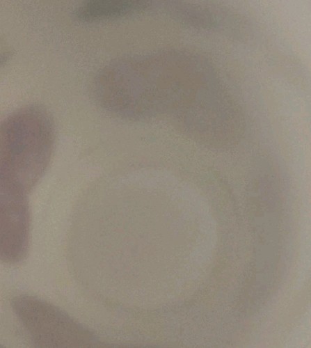 Ciotola di miscelazione vintage Hazel Atlas Apple Milk Glass 5" antispruzzo - Foto 5 di 6