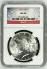 1923 Peace Silver Dollar NGC MS-64