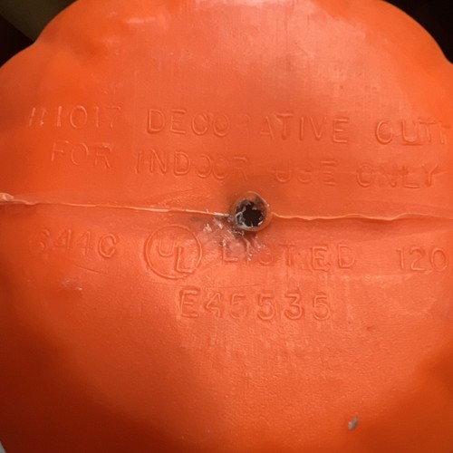 Cubo cubo truco o trato molde soplado calabaza pirata vintage - Imagen 8 de 8