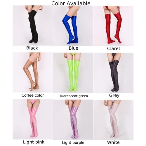 Trendy Thin High Elastic Stockings Above The Knee in Fashionable Colors - Picture 4 of 17