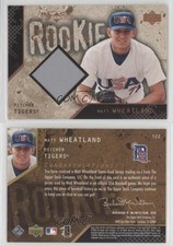 2000 Upper Deck Black Diamond Rookie Edition Jersey Gems Matt Wheatland #122 RC
