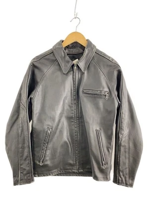 Schott x BEAUTY & YOUTH Exclusivo Single Riders Chaqueta 36 Cuero Negro - Imagen 1 de 4