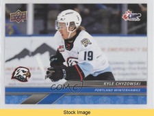 2024-25 Upper Deck CHL Blue Kyle Chyzowski #71 READ z6b