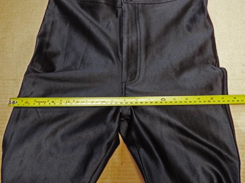 American Apparel Disco Pants - Black - Size L - Shiny Lycra Spandex - Picture 4 of 12
