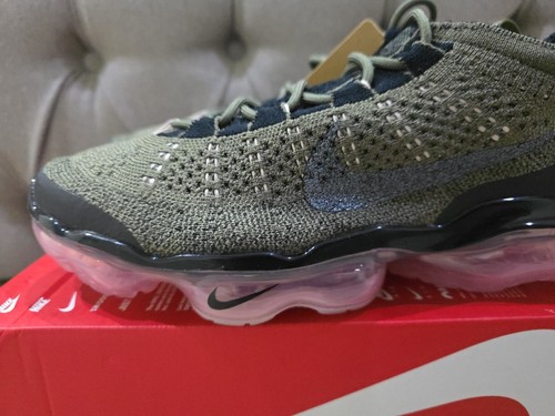 ✅️ Size 9.5 - Nike Air Vapormax 2023 FK Flyknit Medium Olive-Black-Pink-Oxford🔥 - Picture 5 of 20