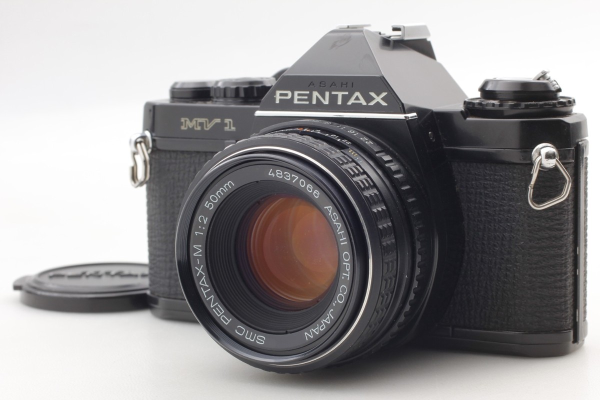 Working 【N Mint 】 Pentax MV-1 MV1 Black Film SLR & SMC M