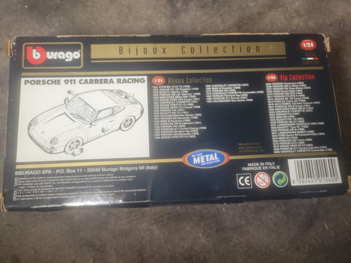 Burago Porsche 911 Carrera Racing 1993 Maßstab 1:18, Die Cast Automodell Italien - Bild 5 von 5