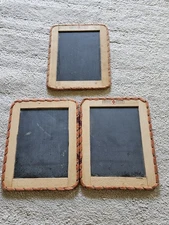 Antique Unused Two Sided School House Chalk Boards Writing Tablets Single Double
