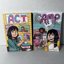 Camp & Act by Kayla Miller ( Trade Paperback) Youth Graphic Novel Scholastic