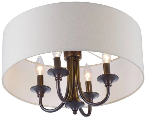 Maxim Bongo 18"W Oiled Bronze 4-Light Ceiling/Pendant Light - Picture 2 of 6