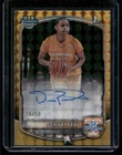 2025-26 Bowman Chrome Prospect Autographs Gold Deniya Prawl RC Auto 26/50
