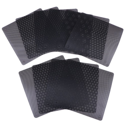 10Pcs 120mm PVC PC Fan Dust Filter Dustproof Case Computer Cooler Cover Me GR - Afbeelding 2 van 12