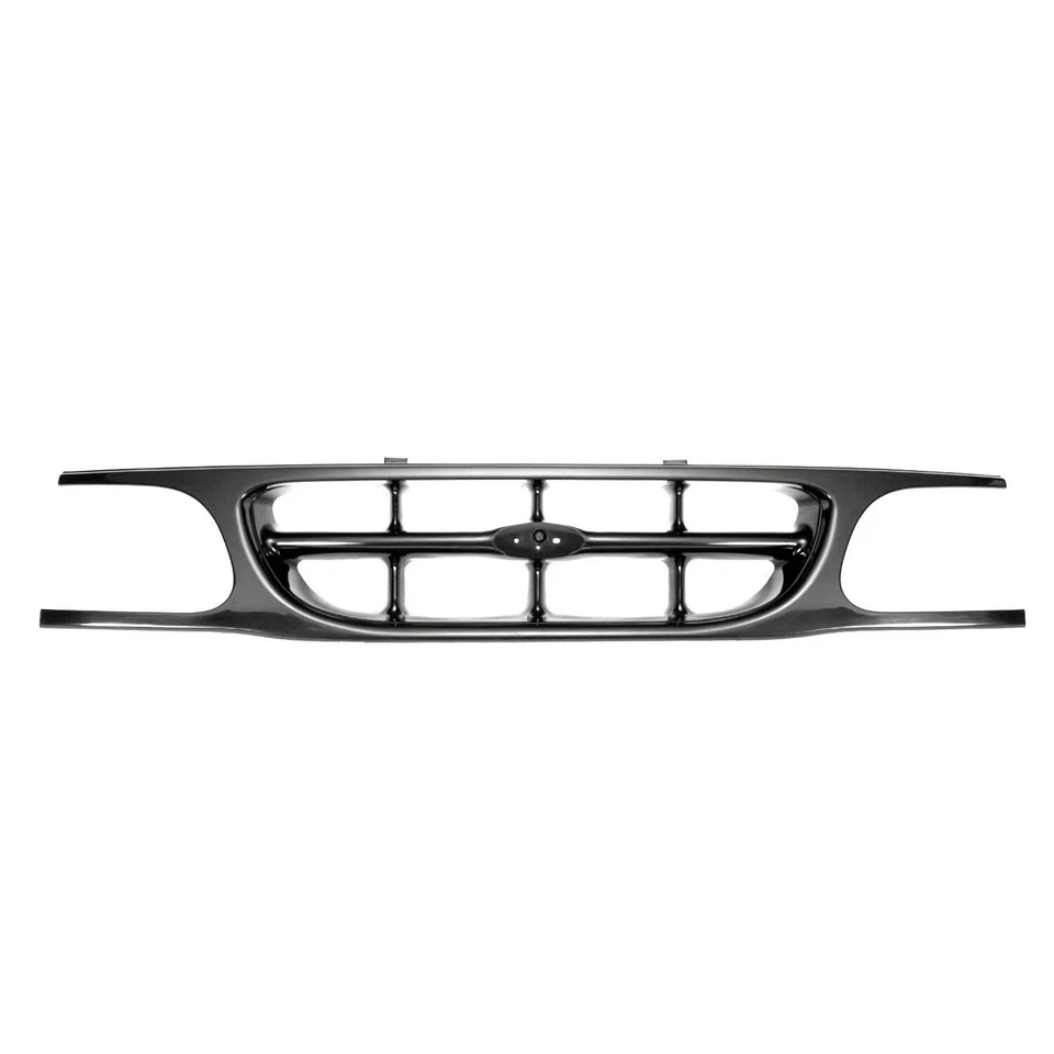 New Front Matte-Black Grille For 1995-2001 Ford Explorer Plastic FO1200543 Foto 3 de 4