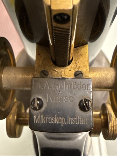 Antikes Mikroskop Messing - Bild 5 von 5