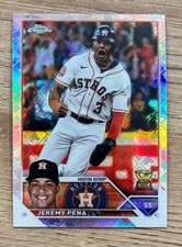 2023 Topps Chrome Logofractor Edition #113 Jeremy Pena Houston Astros