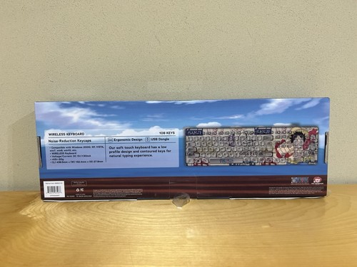 Culturefly Anime Sanji Wireless Ergonomic Full Designed One Piece Keyboard Luffy - Picture 2 of 3