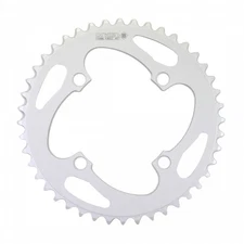 Origin8 44T Aluminum Chainring 8/9-Speed 104mm BCD, CNC Machined, Silver