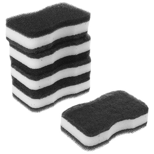 5 Pcs Brosse Éponge Nettoyante Lavage Vaisselle Multi-usages Gommage Éponges - Photo 2/12