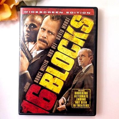 16 Blocks (Widescreen Edition, DVD,  2006)   Bruce Willis Mos Def David Morse