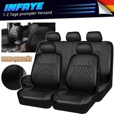 5 Sitze Comfort Auto Sitzbezüge Universal Luxury PU-Leder Sitzbezug Schonbezüge