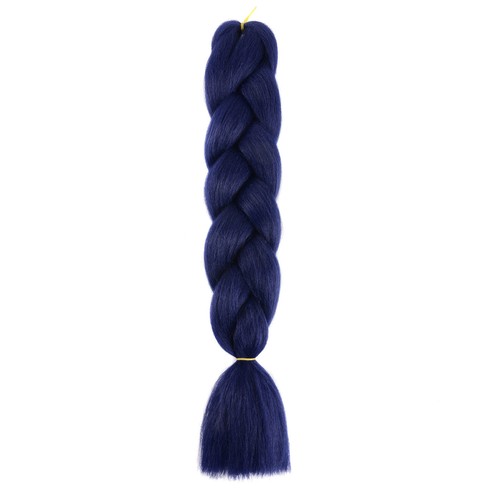 Peluca trenzas unisex de 60 cm moda pelucas de seda de alta temperatura trenzas postizos para el cabello 3 piezas - Imagen 34 de 48