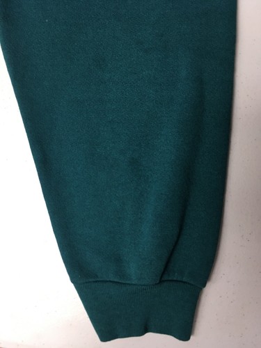 Vintage 80s TULTEX RAGLAN SWEATSHIRT Teal Green USA MADE Soft Thin M - Picture 11 of 12