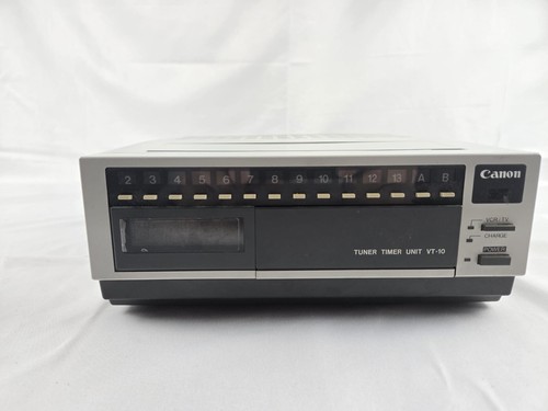 Canon Portable Video Recorder VR-20A and Tuner Timer Unit VT-10A Untested Read - Picture 11 of 22