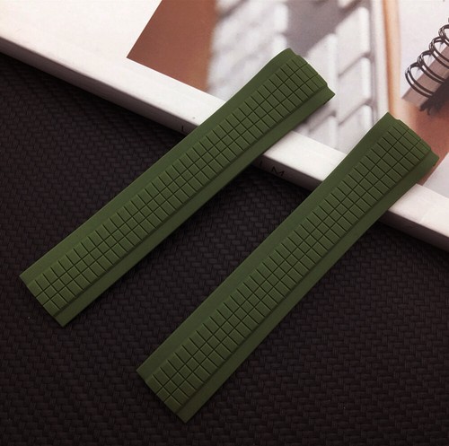 Rubber Strap Watchband 21mm For Patek Aquanaut Philippe belt 5164a 5167a-001 - Picture 8 of 9