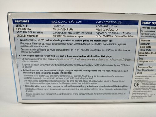 Cadillac Escalade 2 'n 1 Stock o Custom SUV Revell 1:25 Modelo Kit # 85-2189 - Imagen 3 de 8