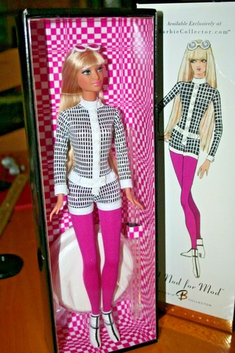 2003 Barbie A Nod For Mod goldenes Etikett - Neu im Karton - beschädigte Box - Bild 4 von 12