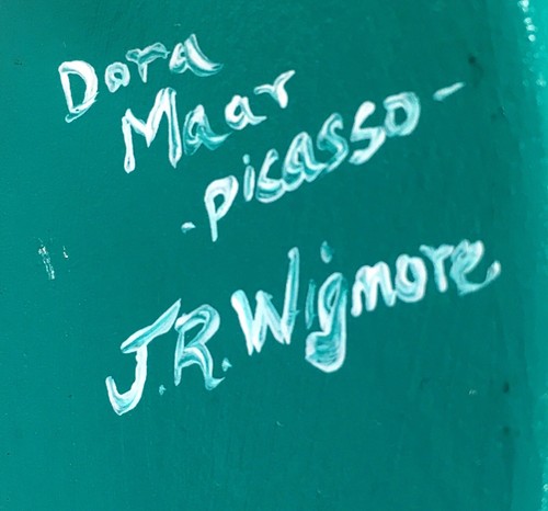 Green Vase Portrait of Dora Maar Signed J R Wigmore Picasso Art Cubist - Picture 5 of 5