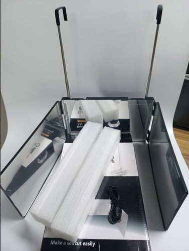 360 Grad Spiegel, Spiegel Haare Selbst Schneiden Faltbarer Rasierspiegel, 3 Wege - Bild 15 von 18