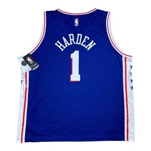 76ers James Harden Royal Fanatics Fast Break Replica Jersey Icon Edition XXL