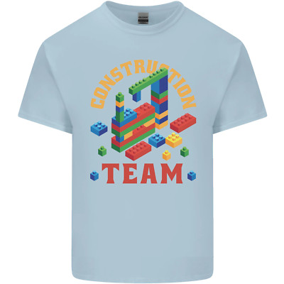 Bau lustige Bausteine Ziegel Kinder T-Shirt Kinder