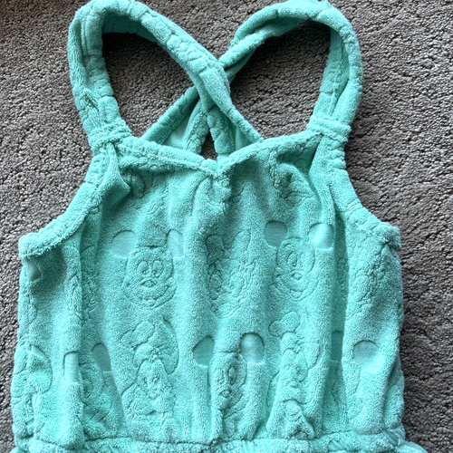 Disney Girl 9/10 Terrycloth Shorts Romper - Play/Beach - Character Print - Picture 3 of 5