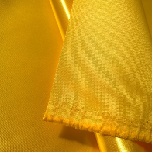 Heavy Canary Yellow Bridal Duchess Satin Fabric 58" By The Yard Glossy Satin - Picture 4 of 6