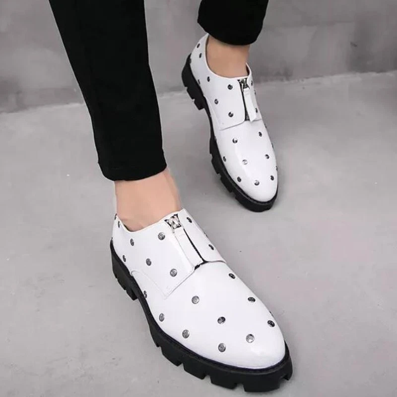 Mens polka deals dot dress shoes