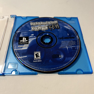Sony PlayStation 1 Video Game Destruction Derby Disc Only Tested And Working
