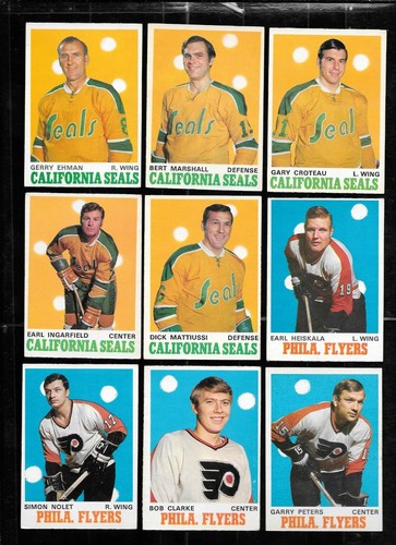 1970-71 OPC O PEE CHEE NHL HOCKEY ERROR VARIATION & DECKLE EDGE 133-264 SEE LIST - Picture 238 of 501