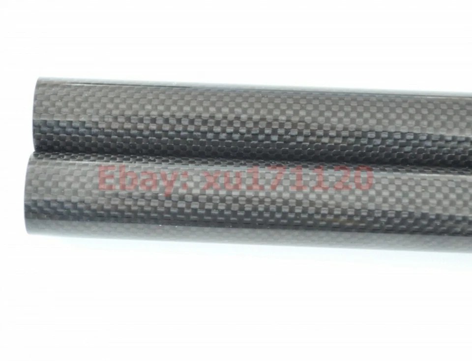 8mm x 4mm 5mm 6mm 7mm x 500mm 3K Roll Wrapped Carbon Fiber Tube / Tubing/pipe  - Image 4 of 4