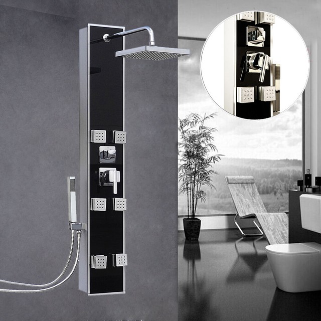 Duschpaneel Regendusche Duscharmatur Badarmatur Duschset Wasserfall Duschsäule