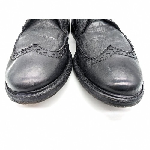 Oxford Zapatos de vestir italianos italianos de cuero negro punta de ala Mark Nason para hombre EE. UU. 7,5 - Imagen 6 de 10