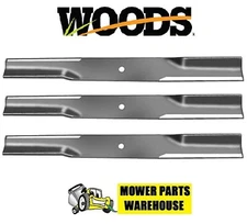 (3) SET OF 72" FINISHING MOWER BLADES FOR WOODS RM372 RM660 PART# 15127KT 15127